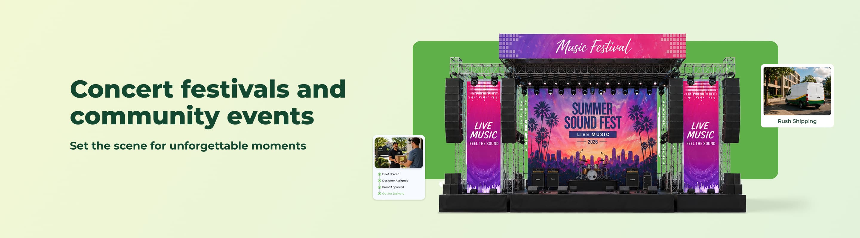 concerts festivals and community events BOS