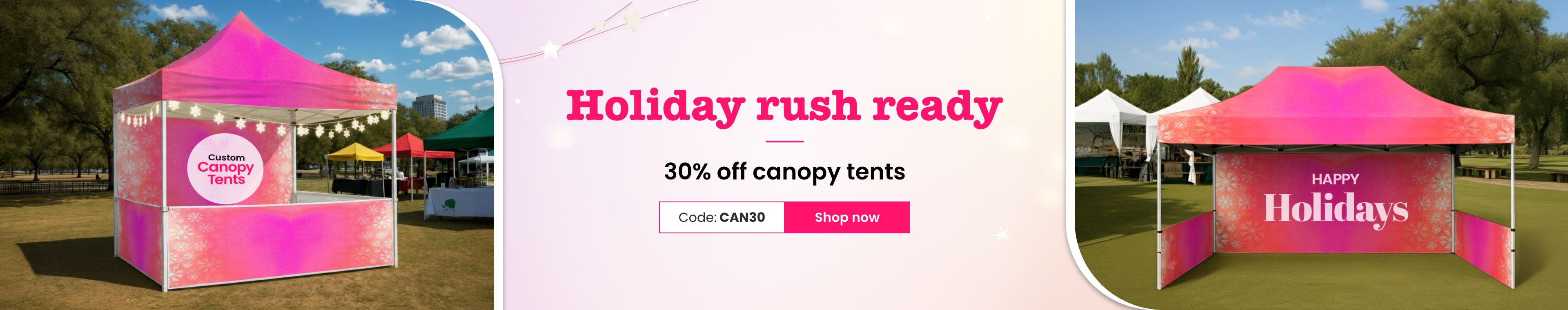 Your Holiday Rush Booth