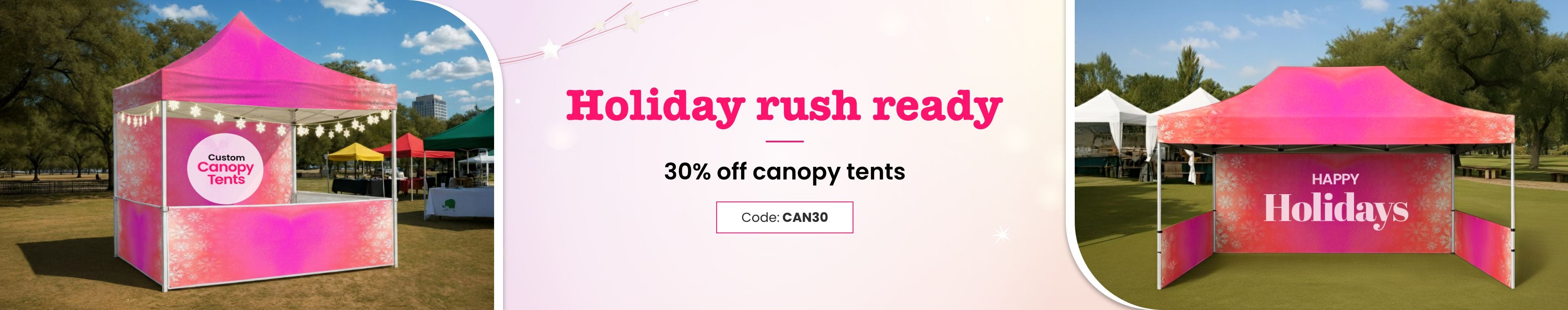Your Holiday Rush Booth
