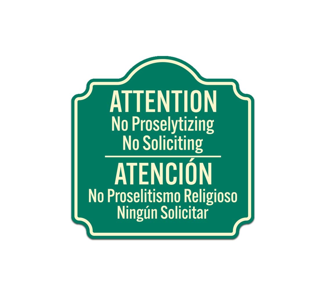 No Soliciting Signs