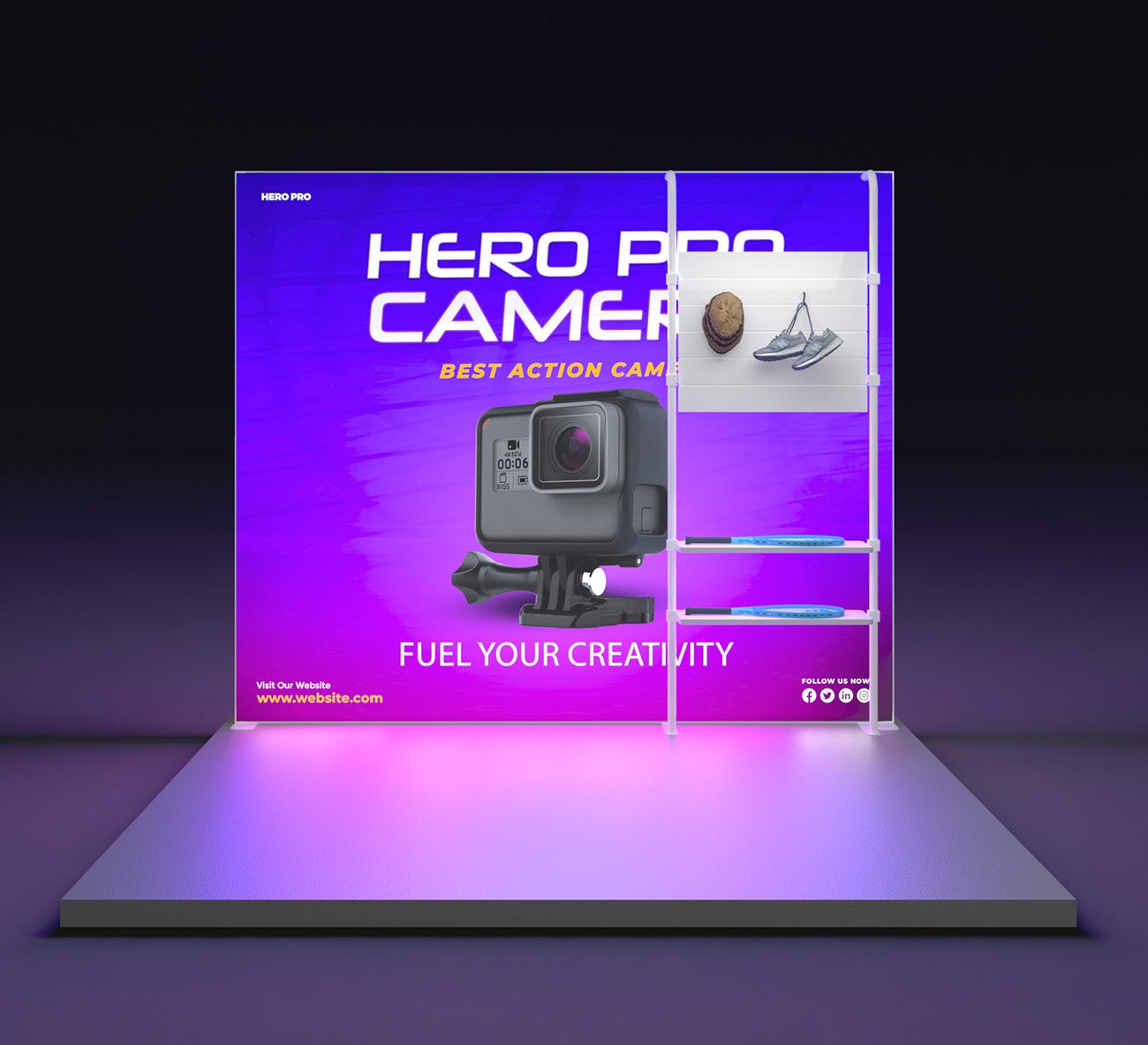 10 ft backlit trade show display design 6 front view bblntboo106_2_BOS.jpg