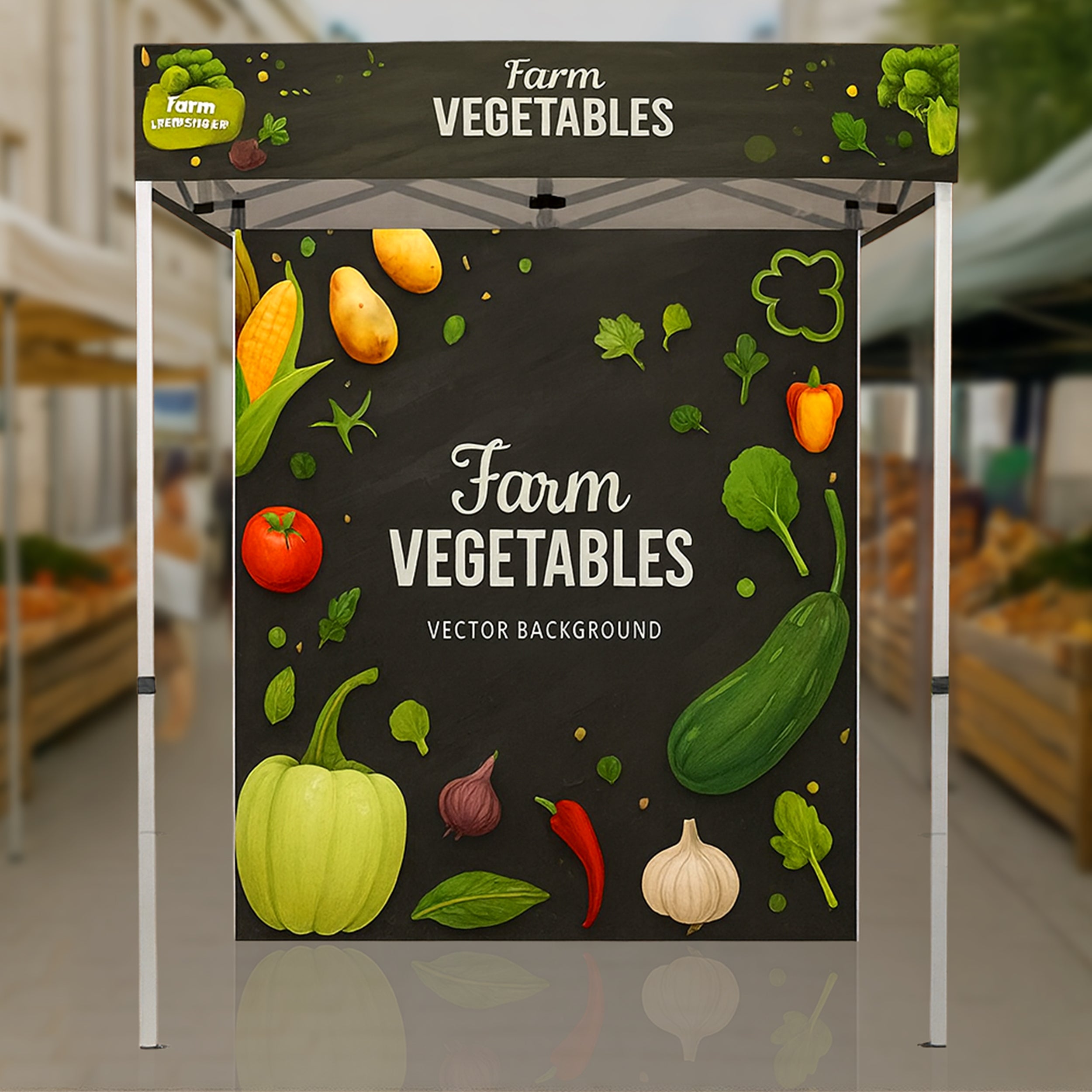 6 X 6 EZ Pop Up Canopy Tent - Customized Canopy For Commercial / Beach Party / Outdoor Events, Trade Show Or Flea Markets