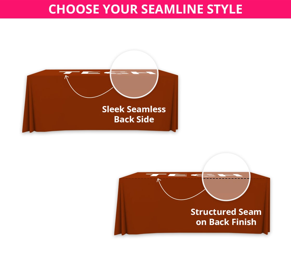 Premium Full Color Table Covers & Throws - 4 Sided