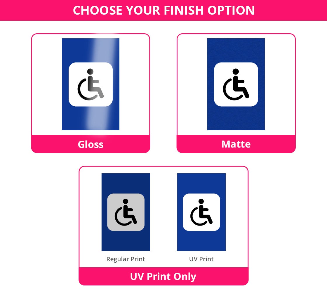 Handicap Surface Decals