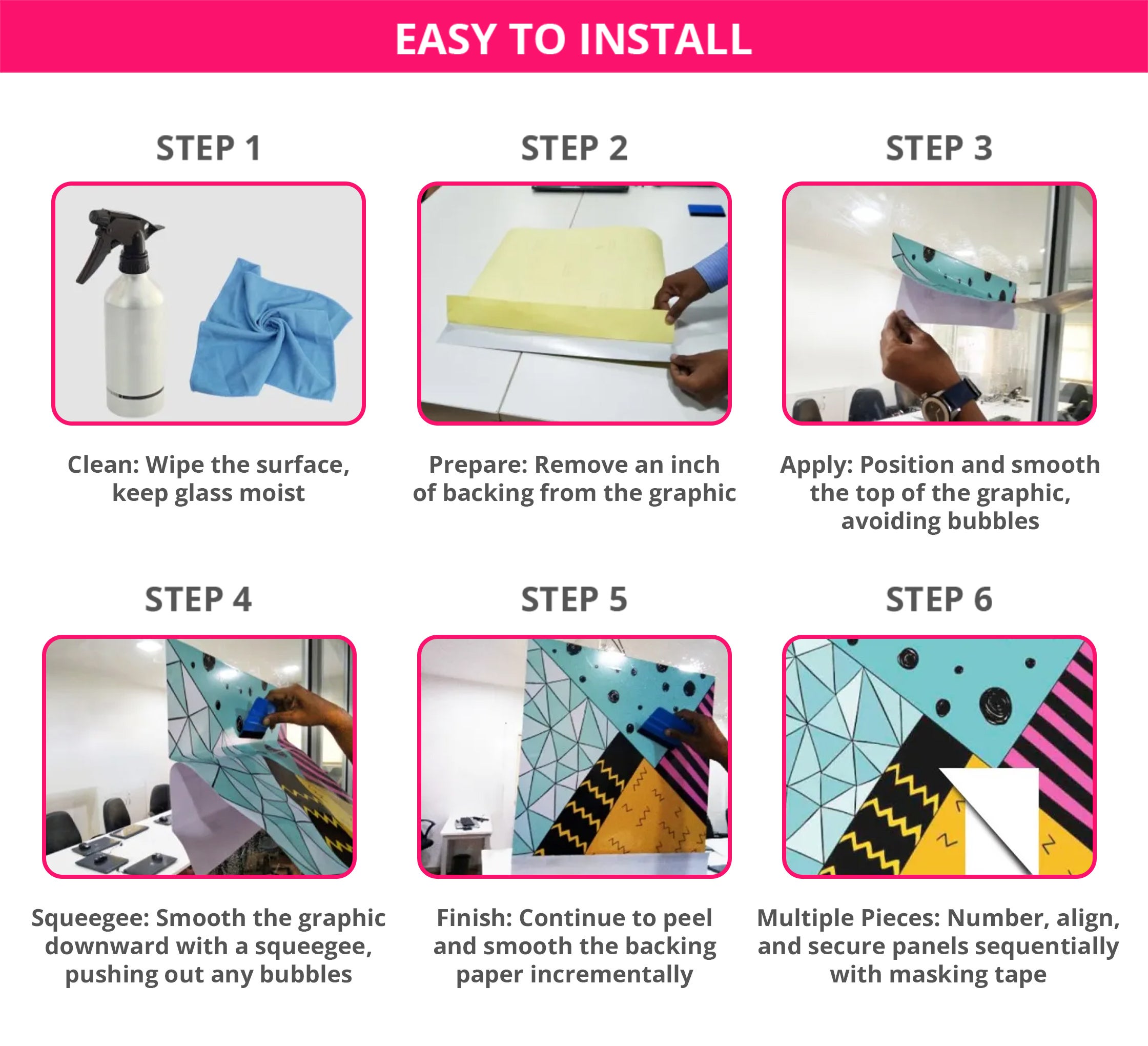 Handicap Surface Decals