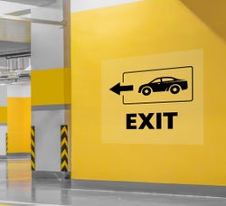 Directional Clear Surface Decals