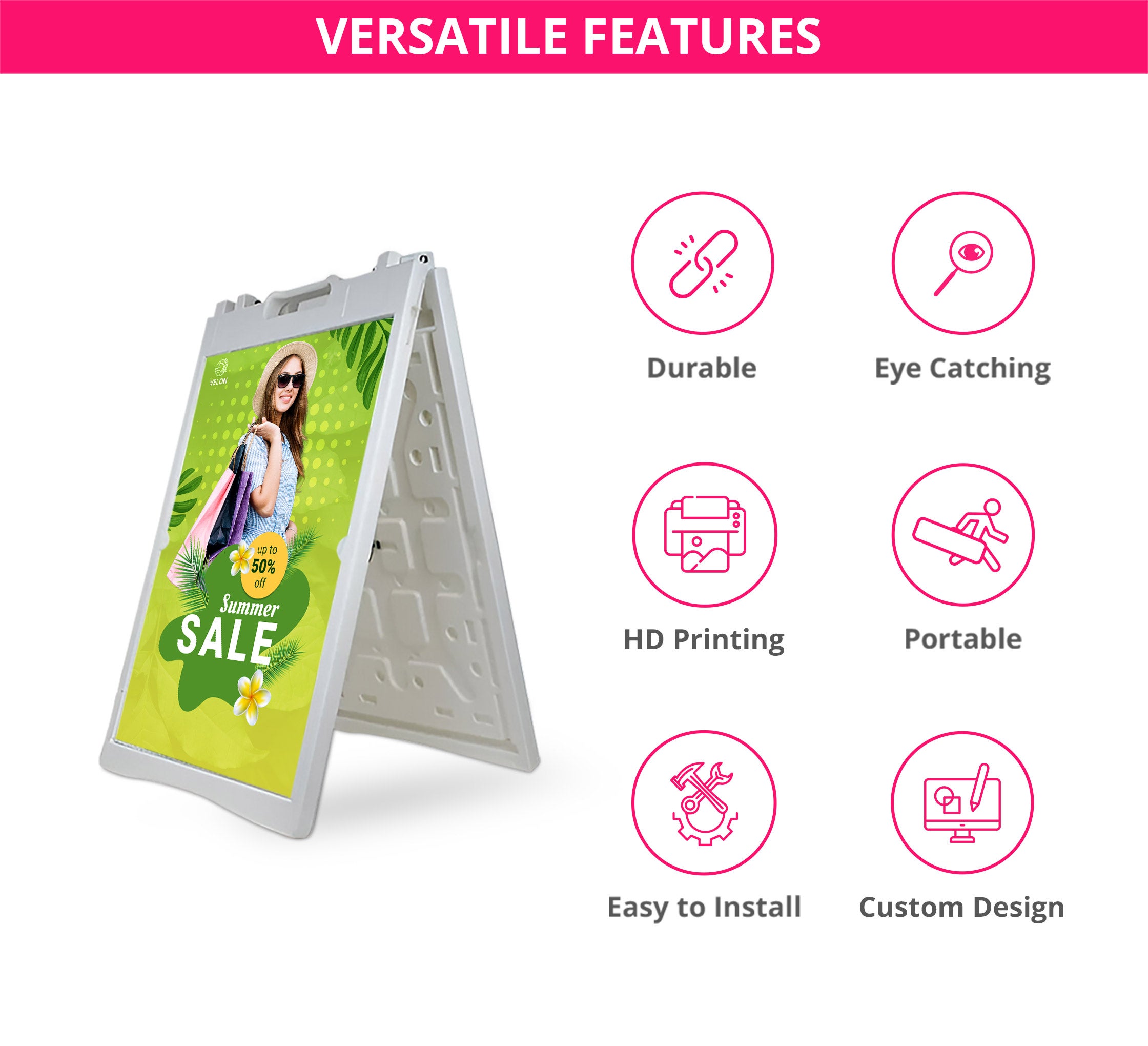 Sandwich Board White