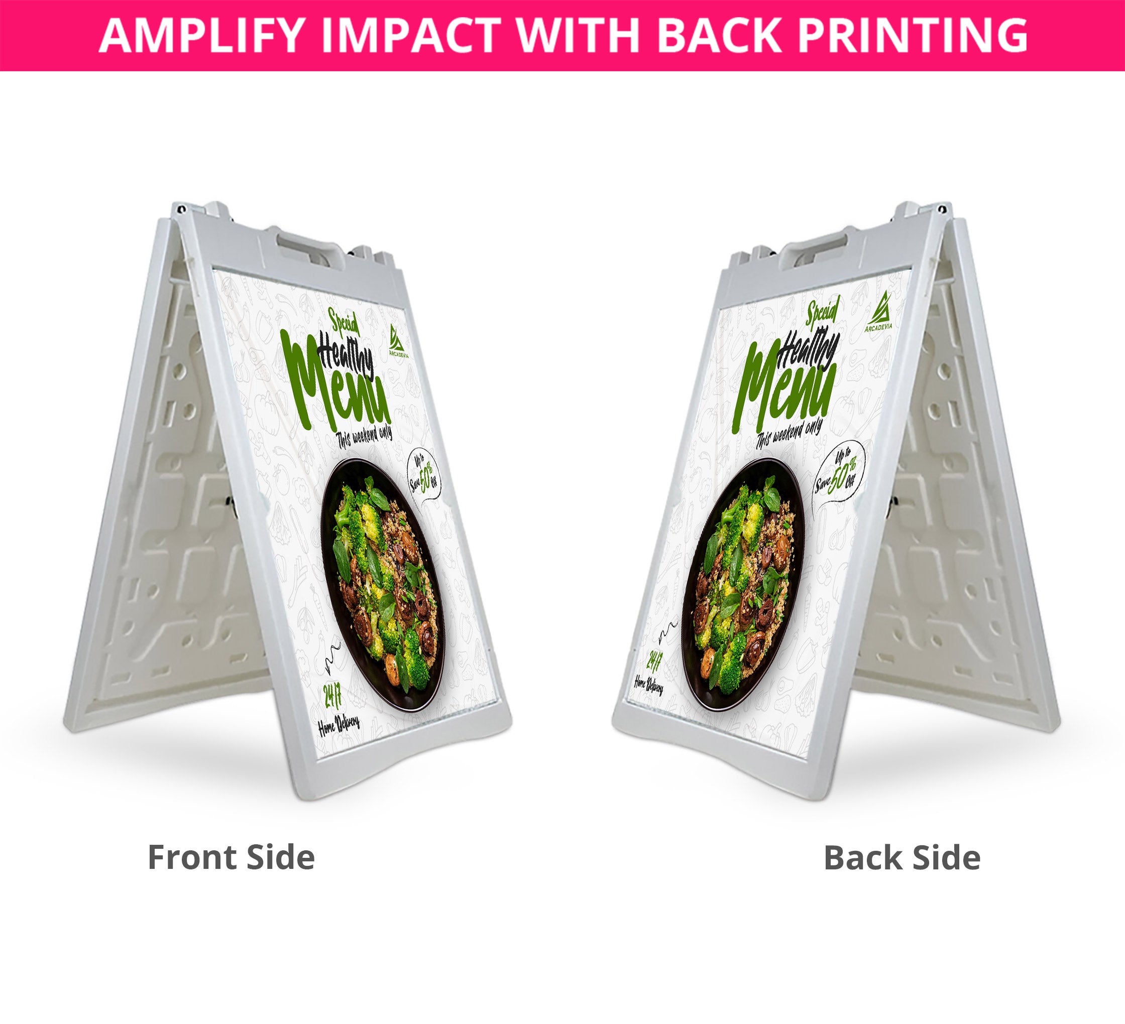 Sandwich Board White