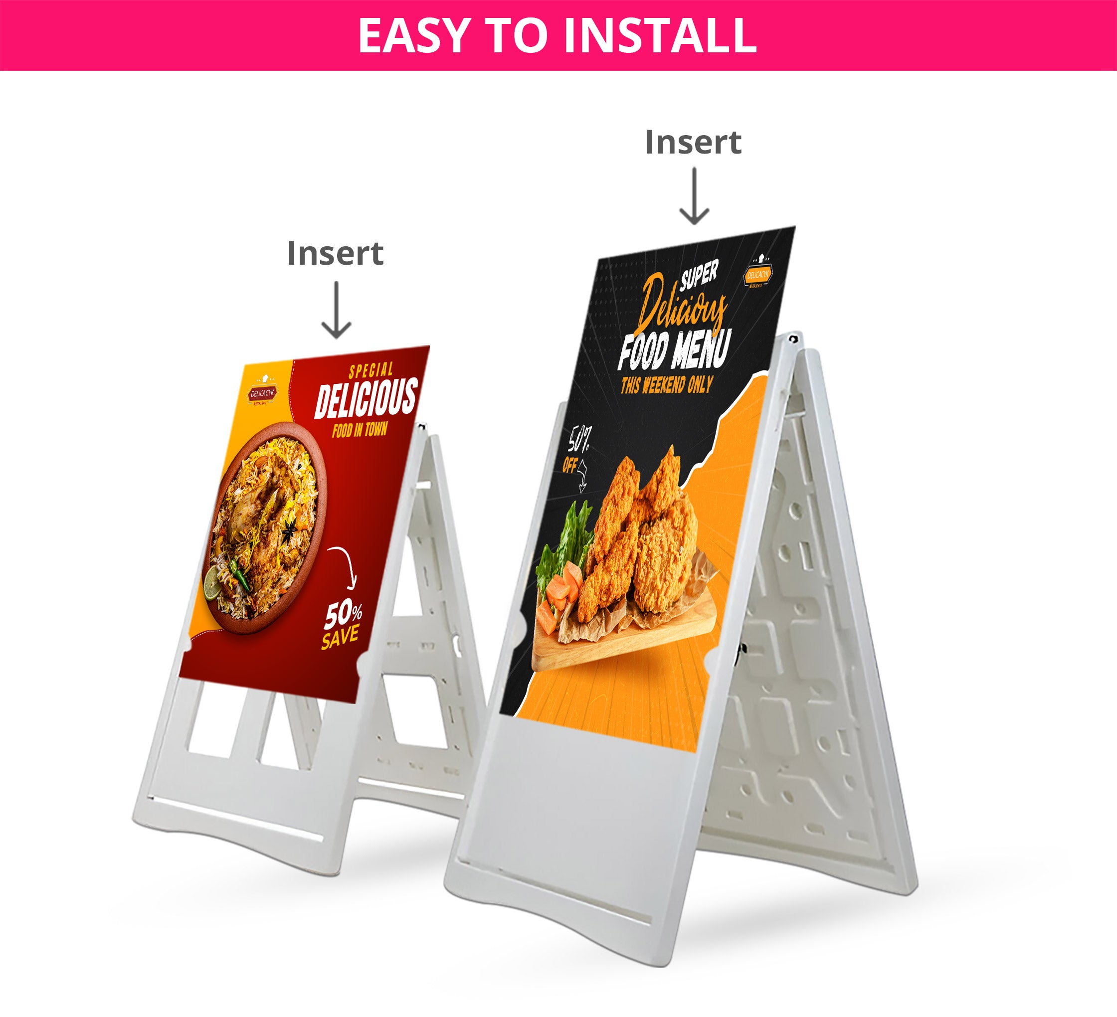 Sandwich Board White