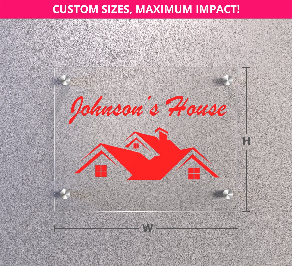Buy Heavy-duty Clear Acrylic Signs | Best of Signs, image size:1120x1020