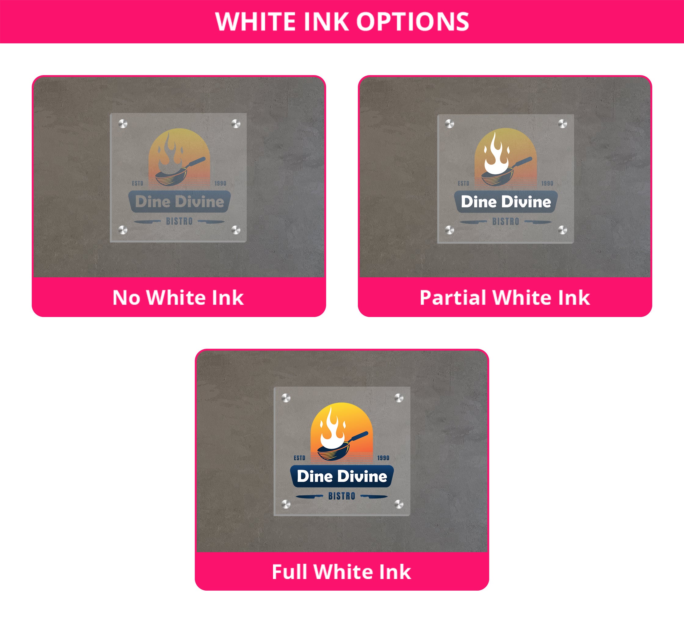 Clear Acrylic Signs, image size:2240x2040