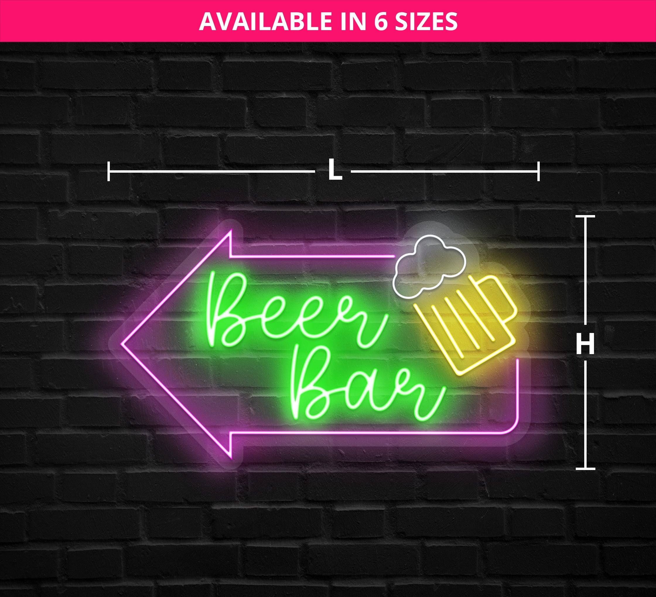 Beer Bar Neon Sign