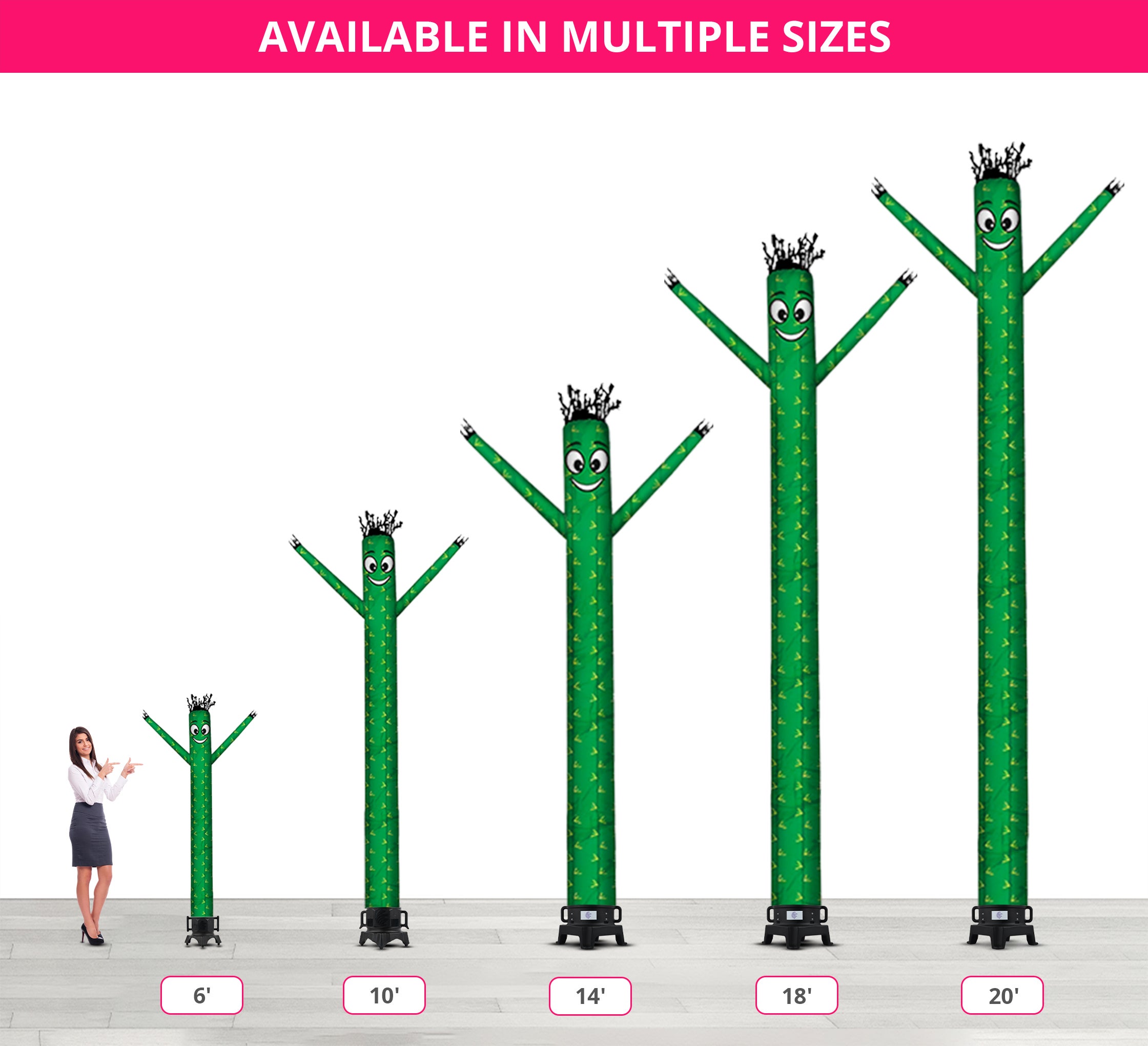 Inflatable Line Man Mini Inflatable Tube Man LookOurWay 7ft Air Dancer Inflatable Tube Man ...