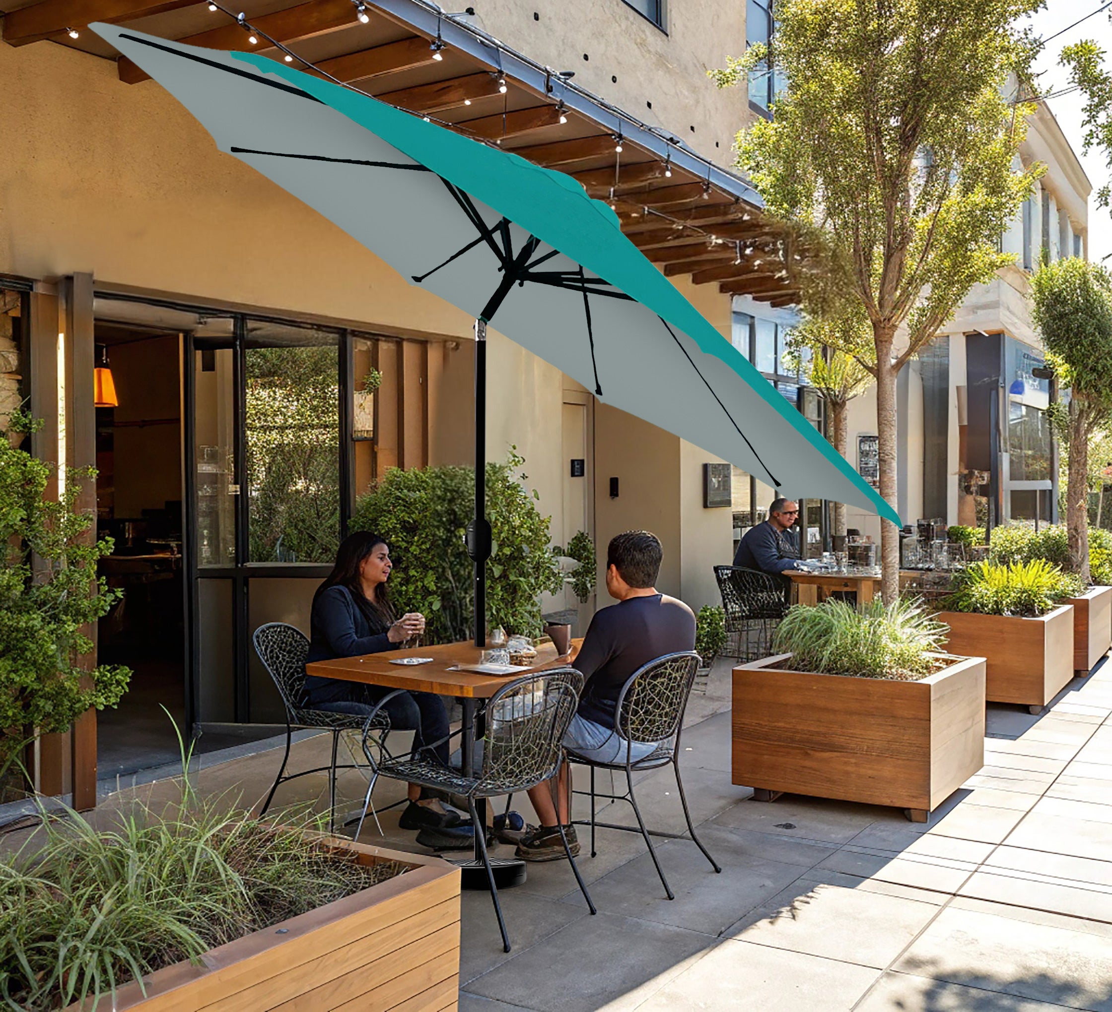 custom made patio umbrellas Custom Market Umbrella