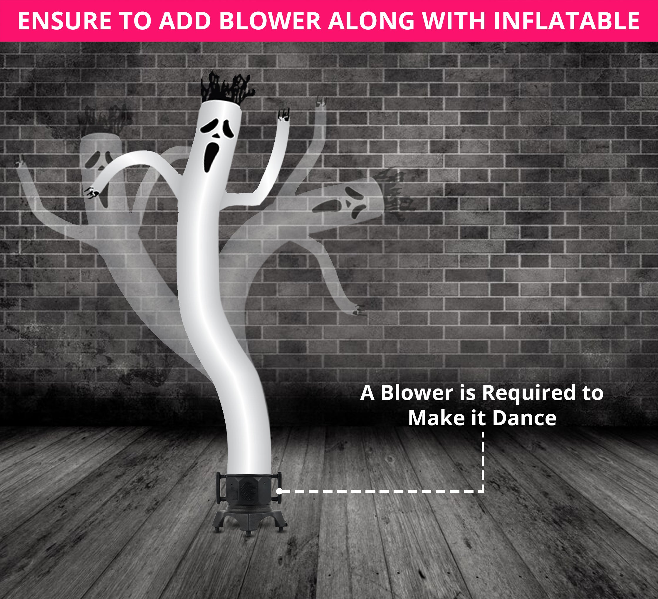 Halloween Ghost Inflatable Tube Man 