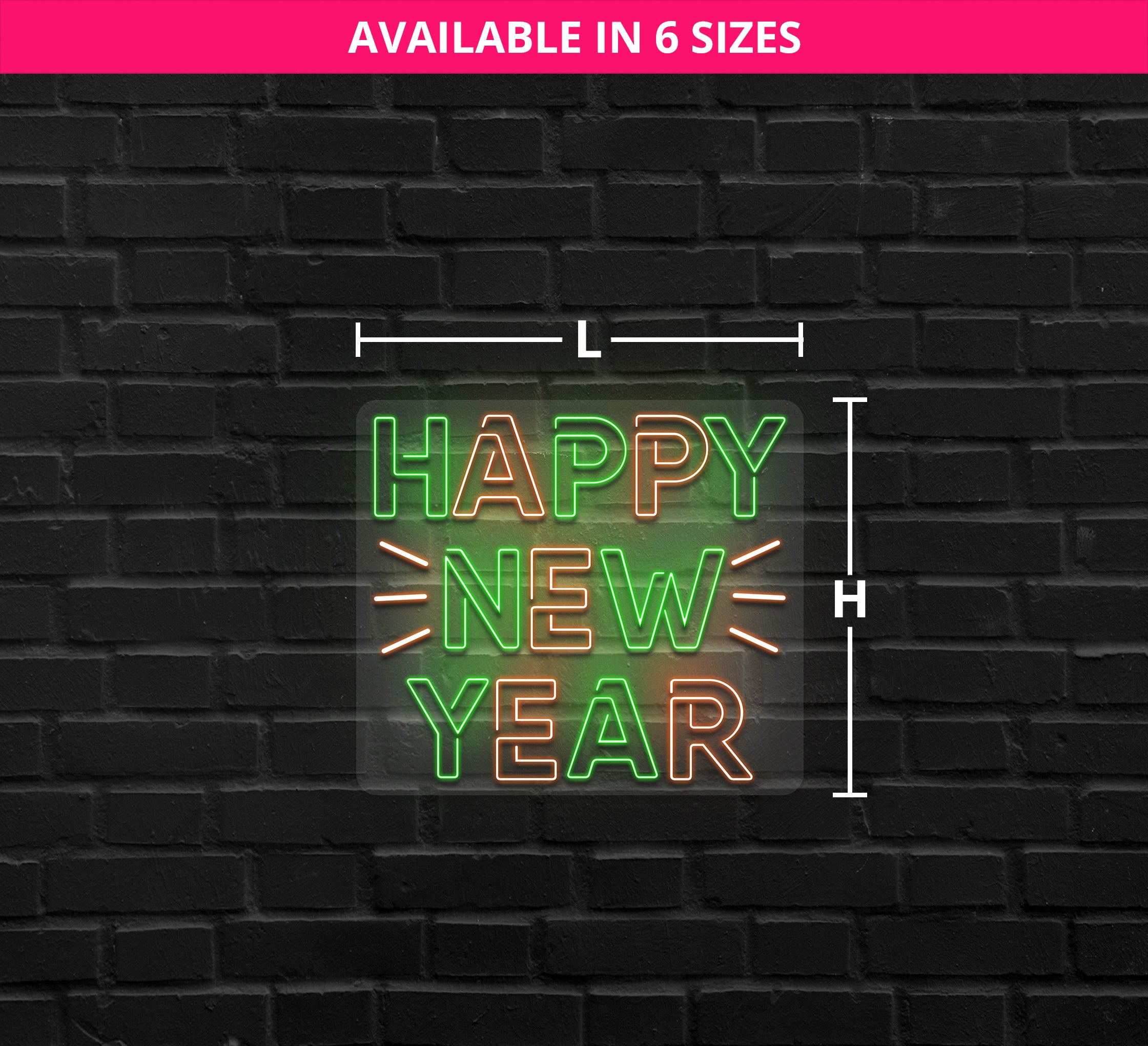 【NEONSIGN】Ne ARGO（2023 New Year Model） NEONSIGN】Ne ARGO（2023 New Year Model） Happy New Year Neon