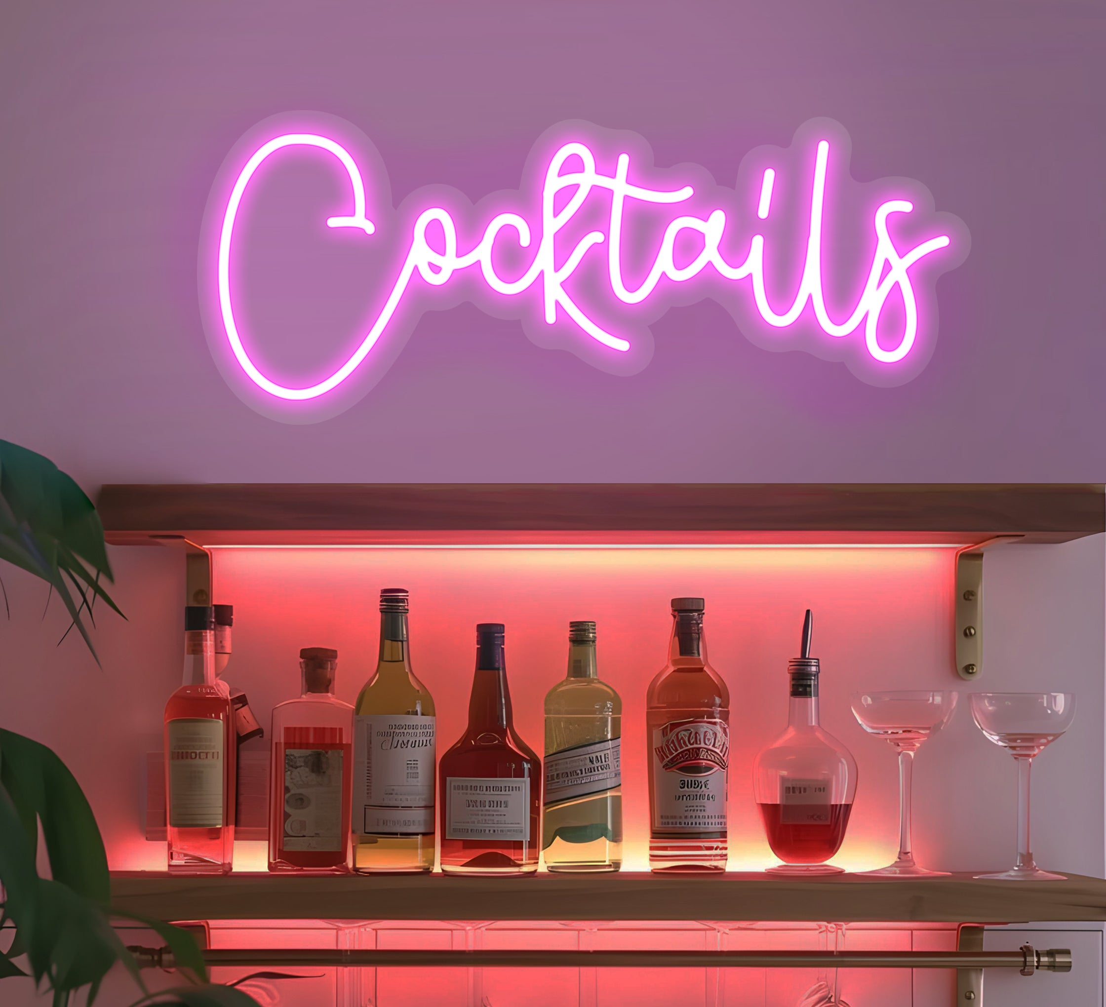 Neon Cocktails Sign
