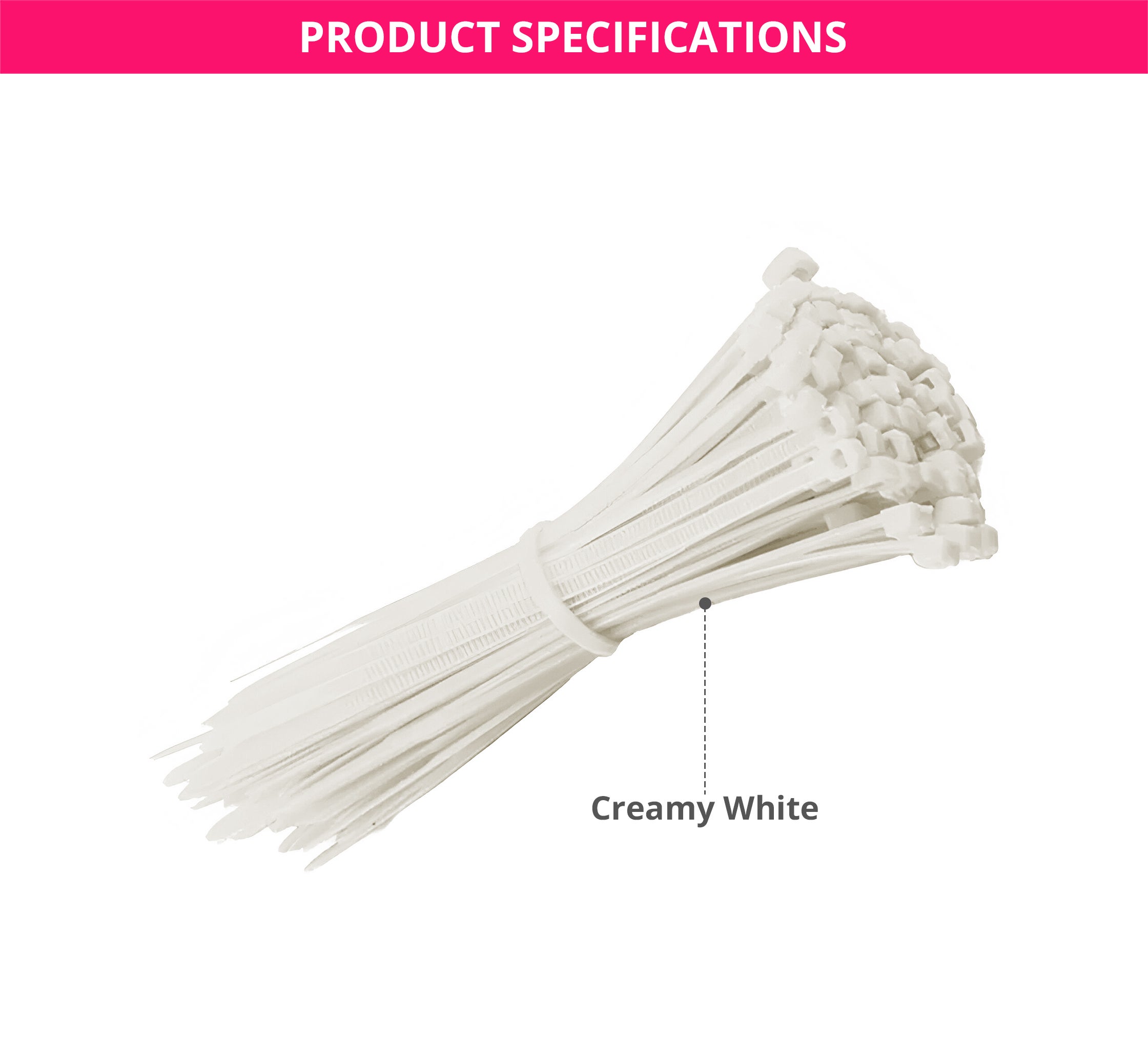 Custom Zip Ties Pack of 4 - Up to 20% Off Today + Overnight