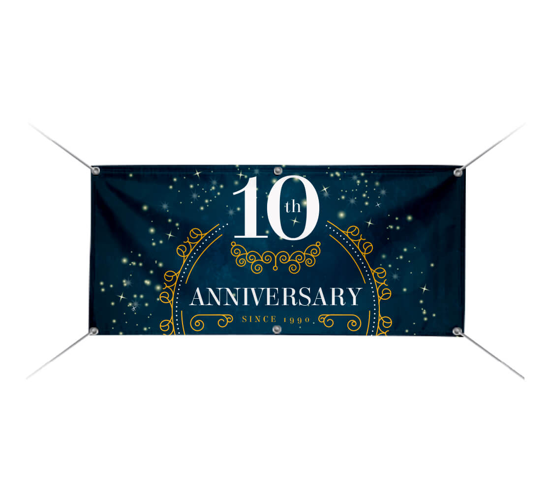 Custom Anniversary Banners At Cheap Price Bestofsigns