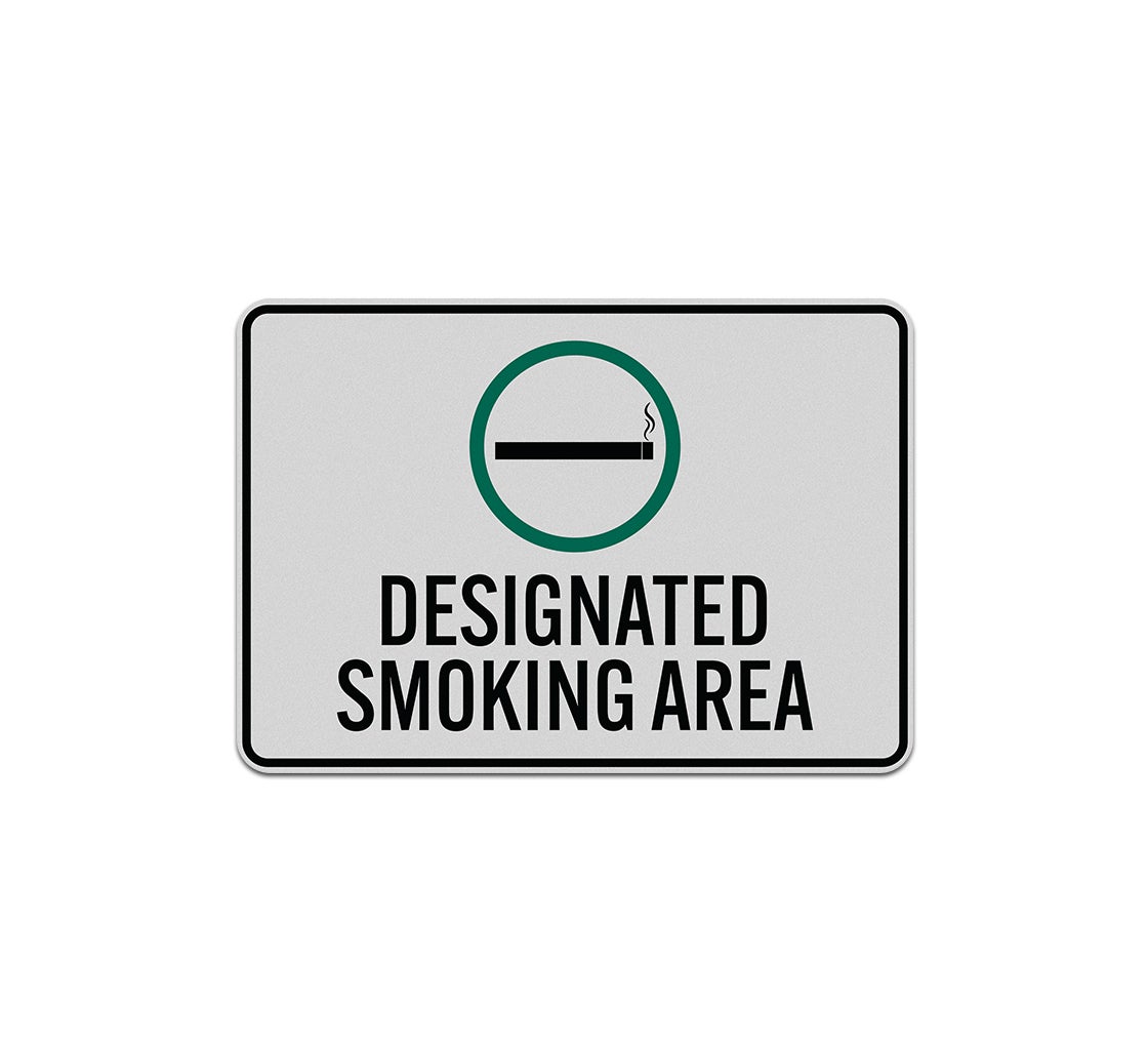 State No Smoking Aluminum Sign (Reflective)