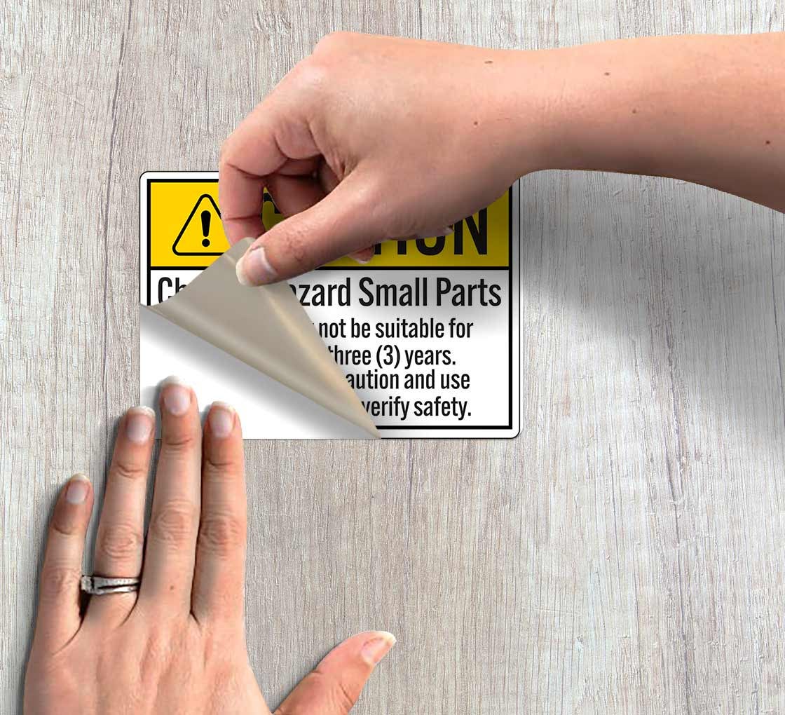 Shop for Choking Hazard Decal (Non Reflective) | Best of Signs