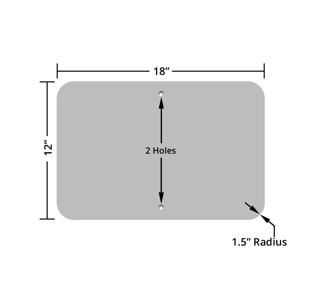 Parking Black Aluminum Sign (EGR Reflective)