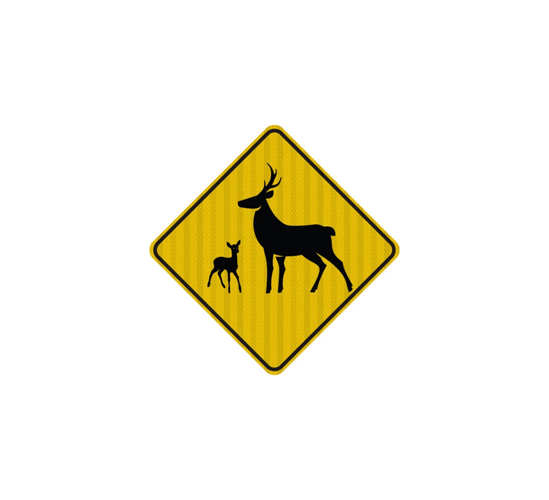 Animal Crossing Road Aluminum Sign (EGR Reflective)