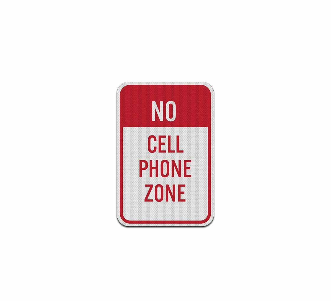 Mobile Phone Prohibited Aluminum Sign (HIP Reflective)