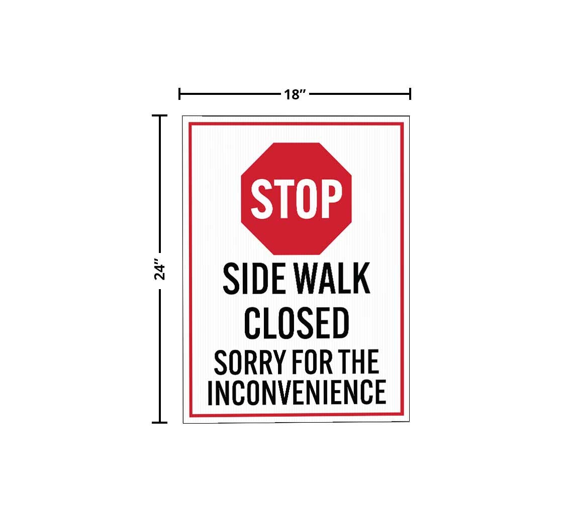 USAストリート看板　SIDEWALK CLOSED USAストリート看板 SIDEWALK CLOSED USAストリート看板 SIDEWALK