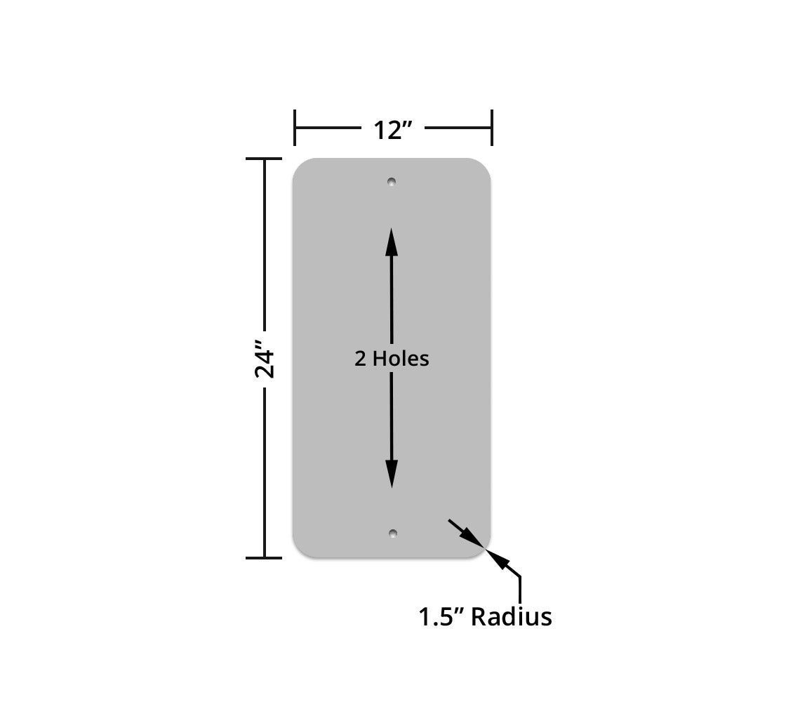 Bilingual Spanish No Parking Do Not Block Driveway Aluminum Sign (Non Reflective)