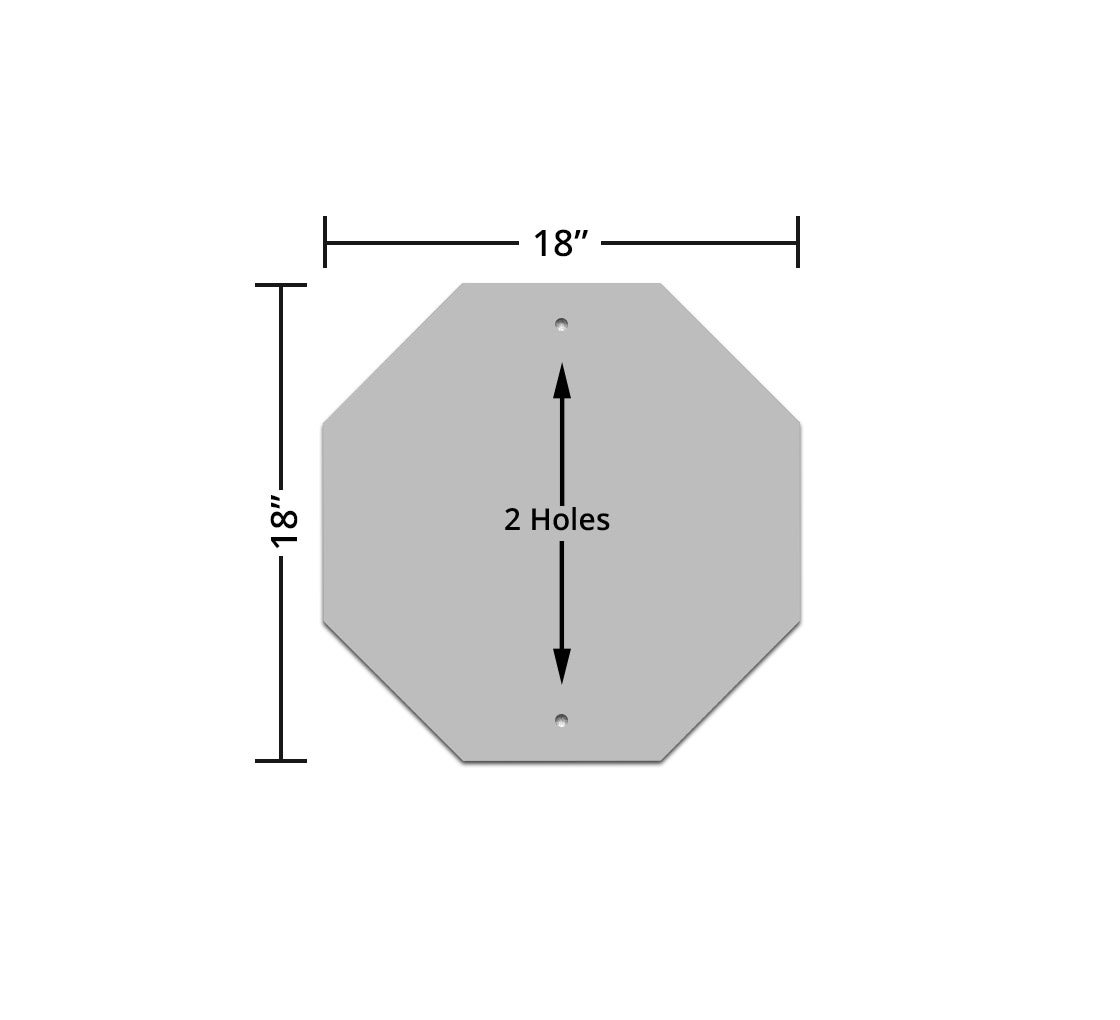 Aluminiumschild 'Dead End – No Thru Traffic' – 35,6 X 25,4 Cm, Wetterfest, UV-beständig, Mit Bohrungen
