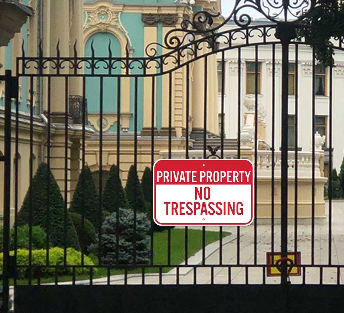 Privateigentum-Schild Aus Aluminium – Wetterfest & Rostfrei Für Innen & Außen