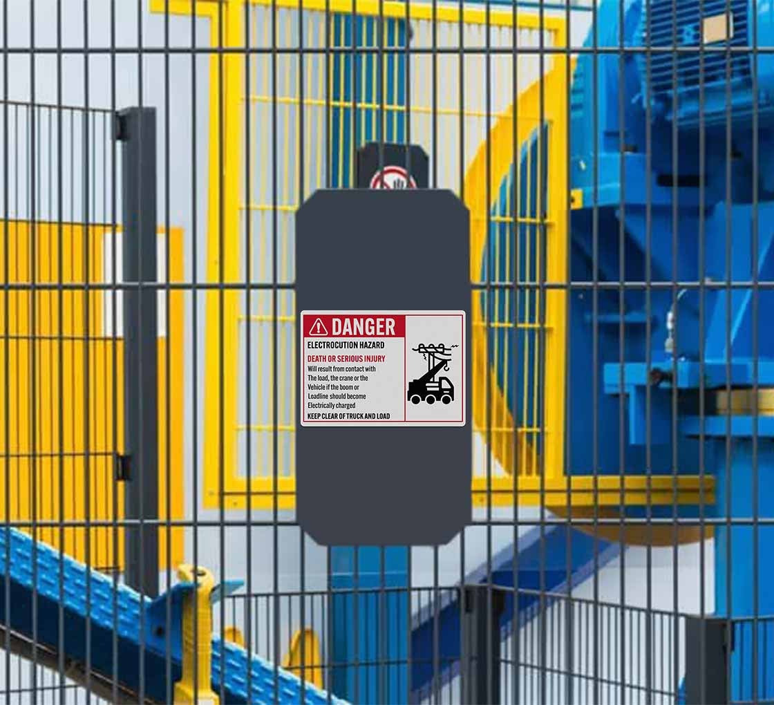 Electrocution Hazard Decal (Reflective)