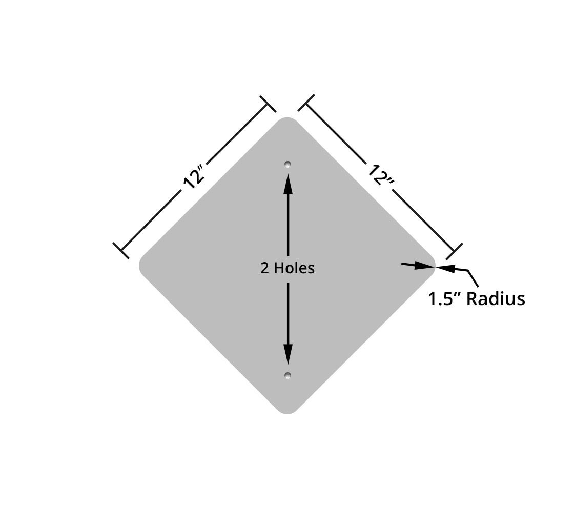 Chihuahua Guard Dog Symbol Aluminum Sign (Reflective)