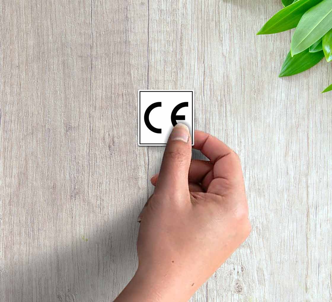 Shop for CE Symbol Decal (Non Reflective) | Best of Signs, image size:1120x1020