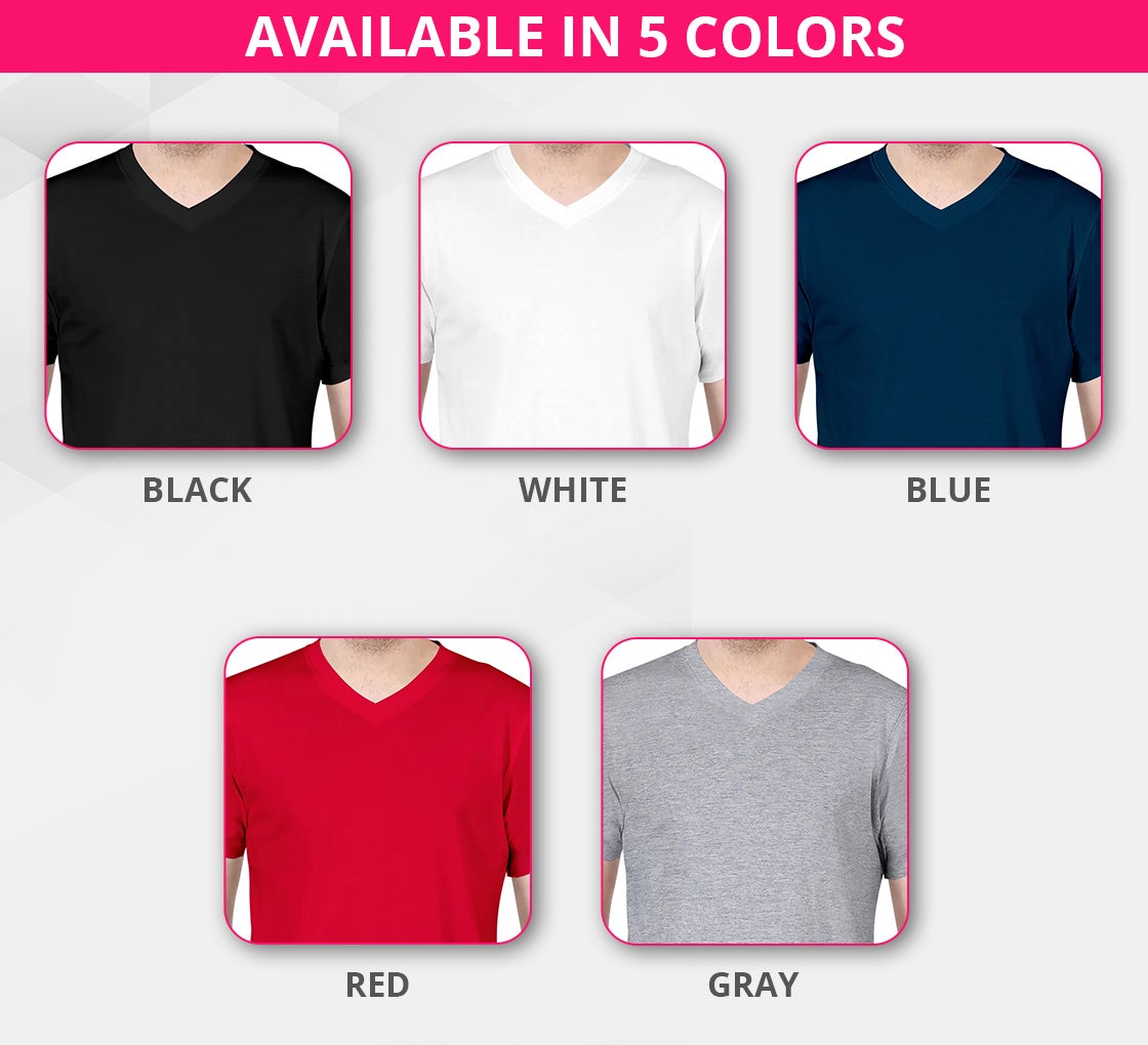 Buy Men's Printed T-Shirt - V Neck & Get 20% Off | Bestofsigns