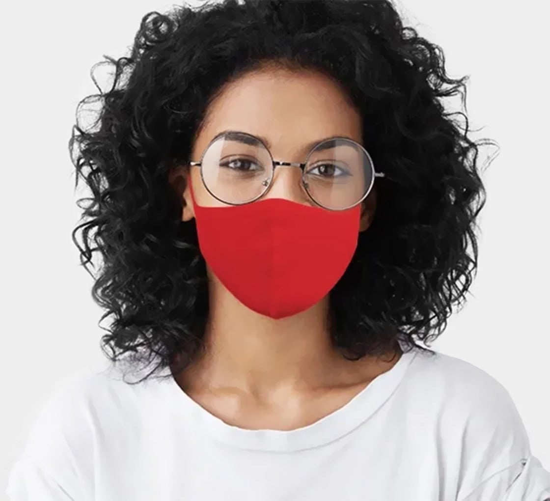 Red Face Masks