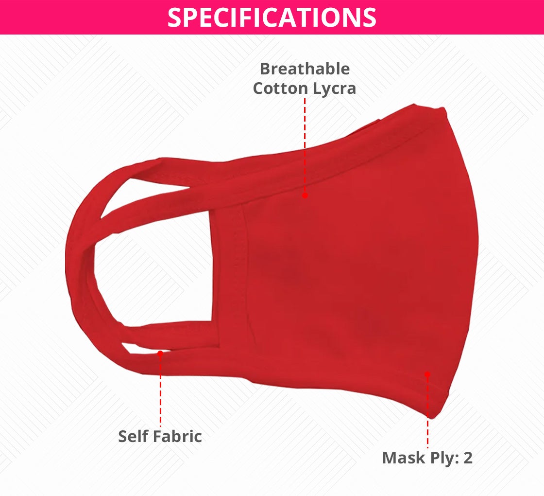 Red Face Masks