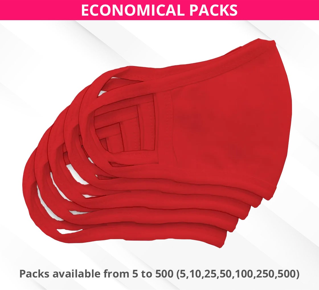 Red Face Masks