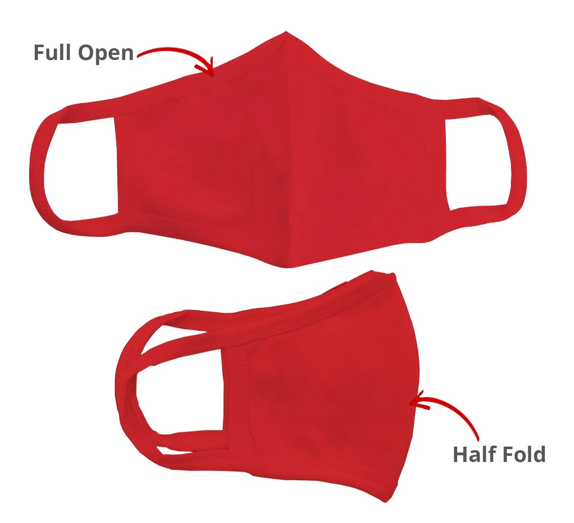 Red Face Masks