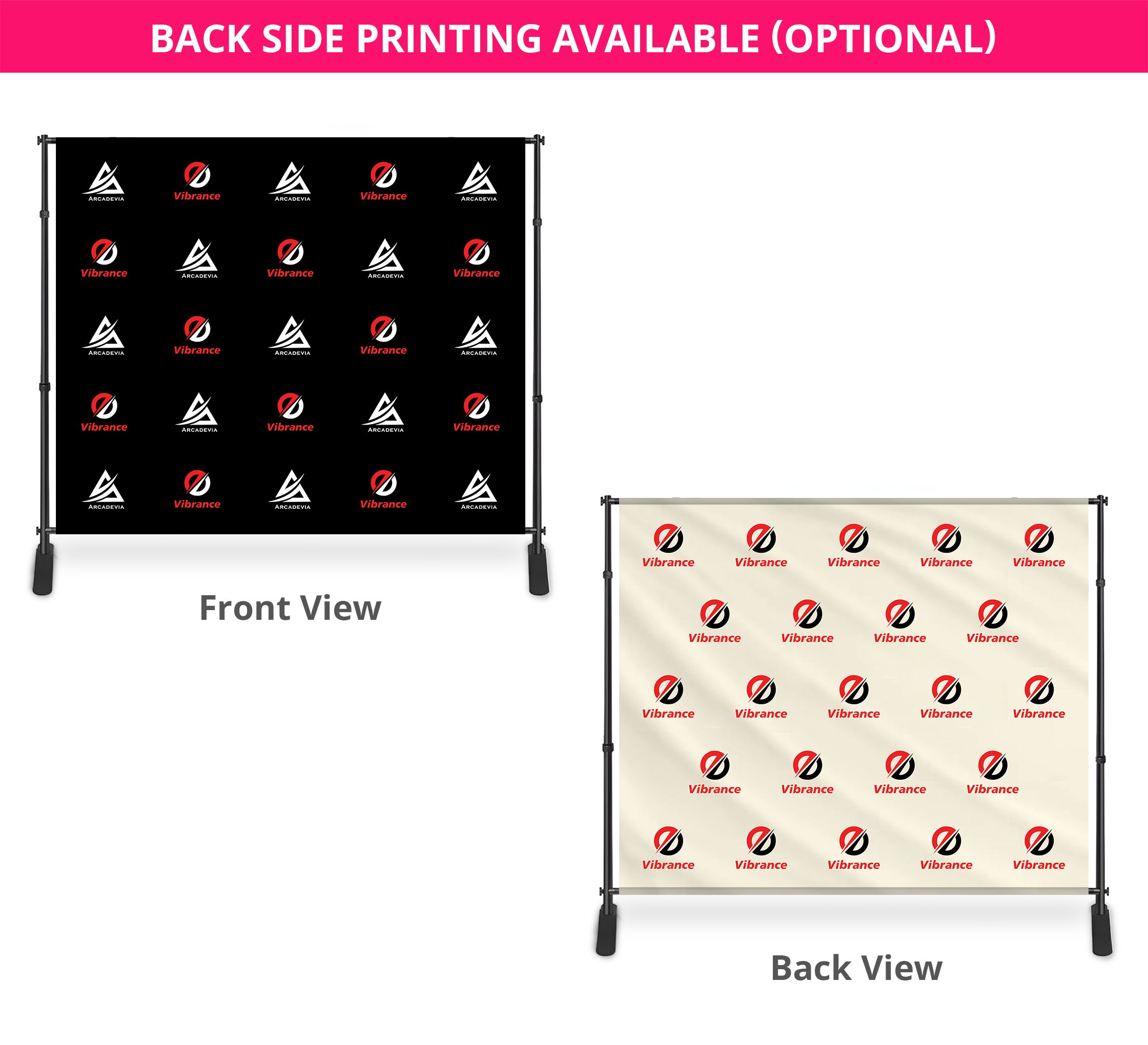 Buy 10'x 8' Step and Repeat Banner Stands | Best of Signs