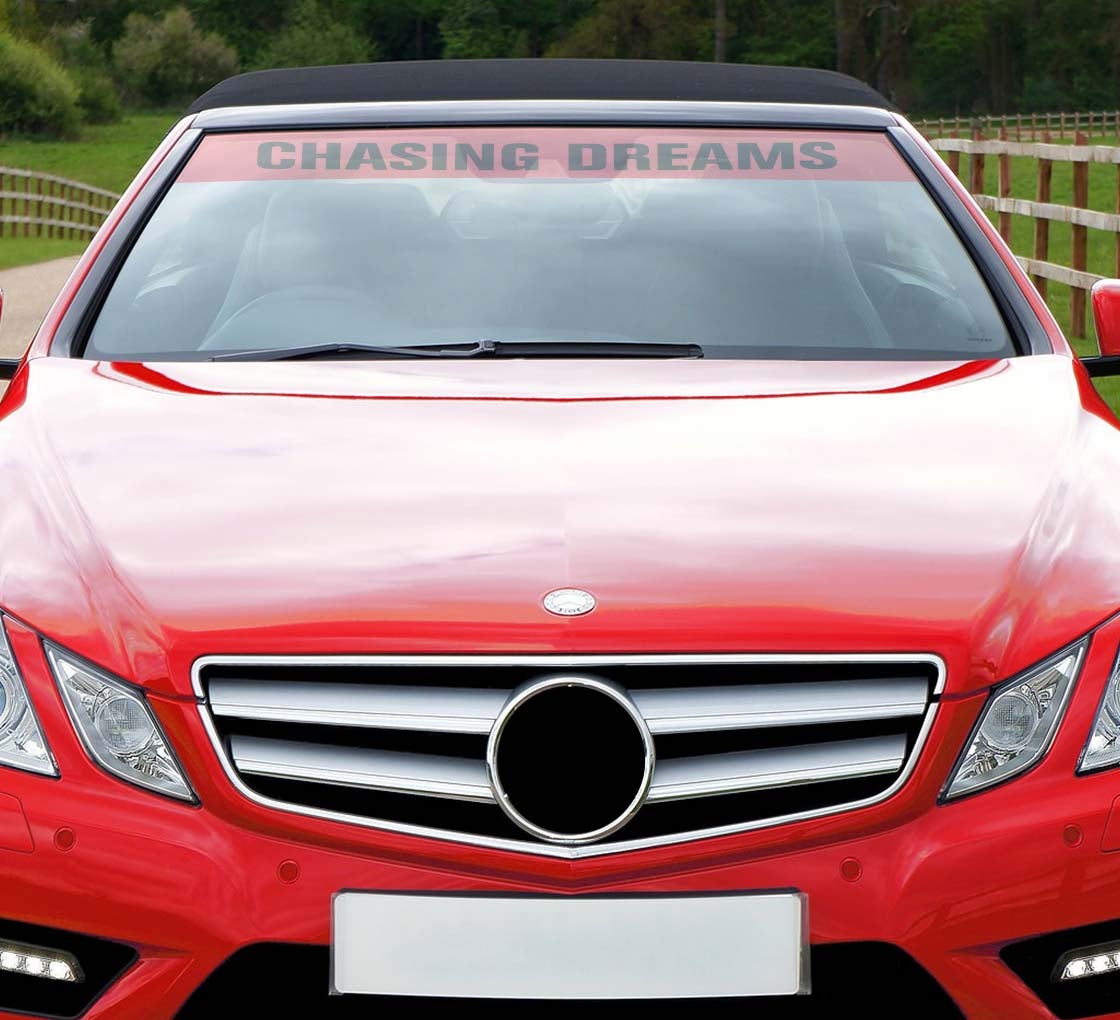 Car Windshield Vinyl Decals