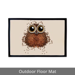 Coffee Beans Outdoor Floor Mats