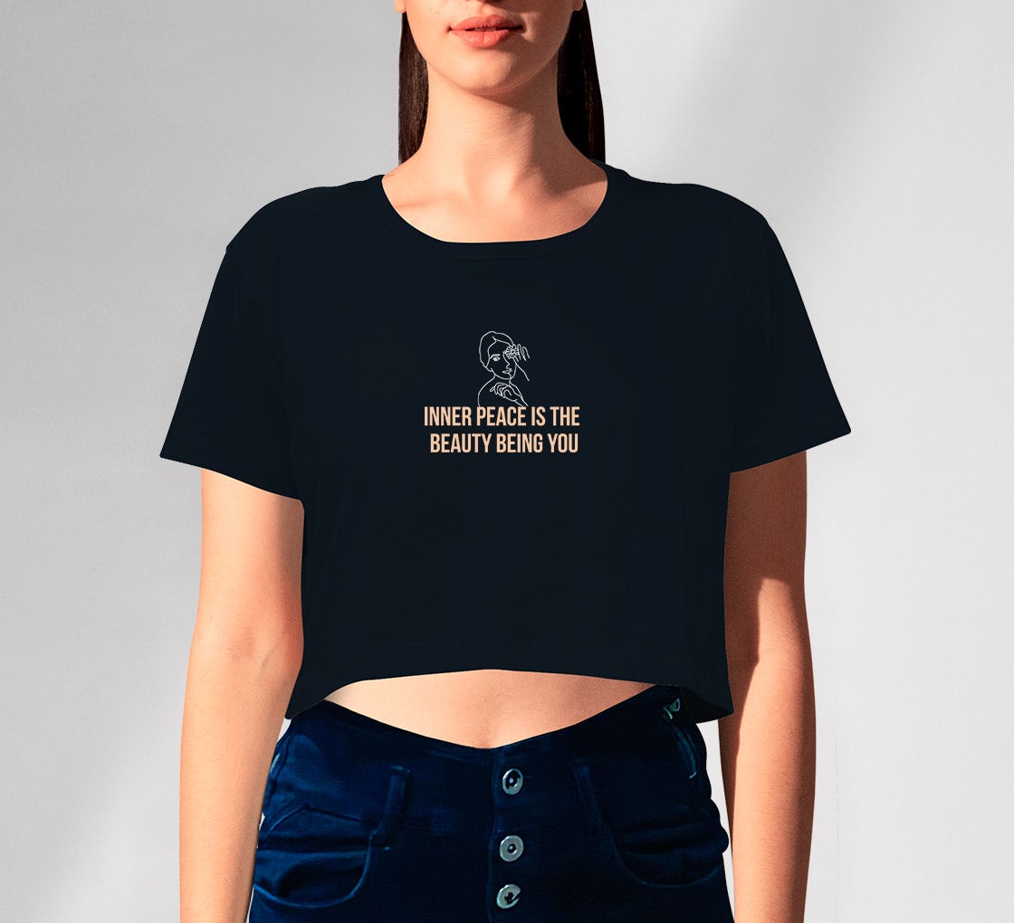 custom long sleeve crop tops