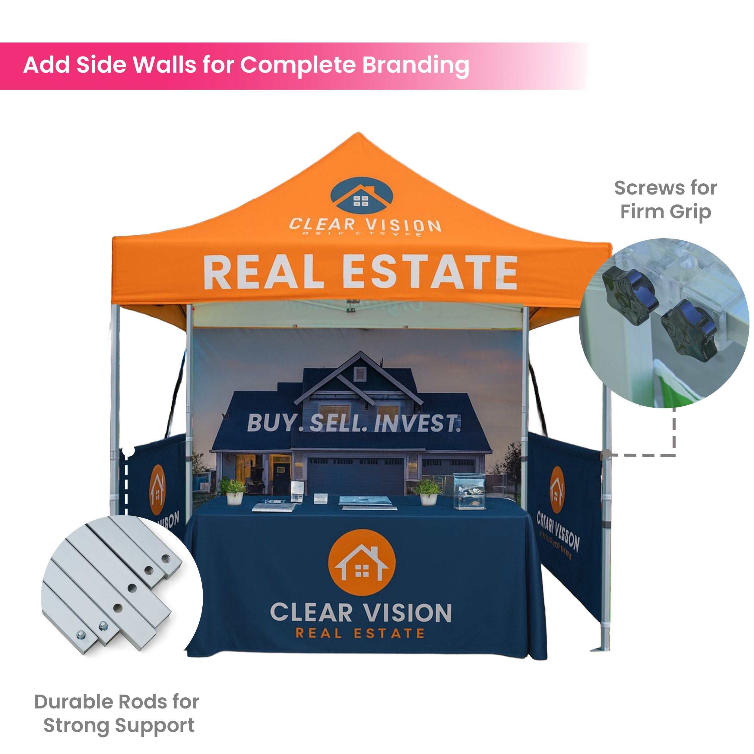 Buy Custom canopy tents 10 X 10 at Lowest Prices Best of Signs