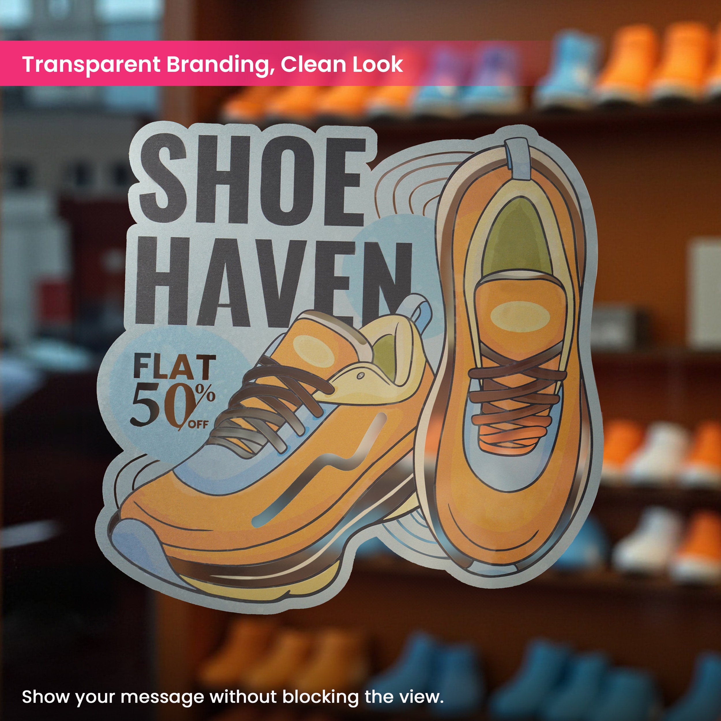 Die-Cut Clear Window Decals