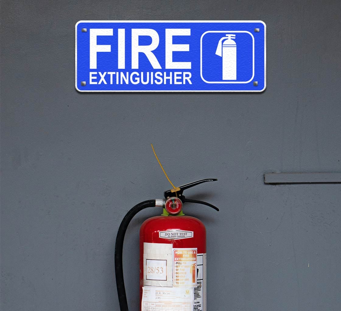 Fire Extinguisher Compliance Signs