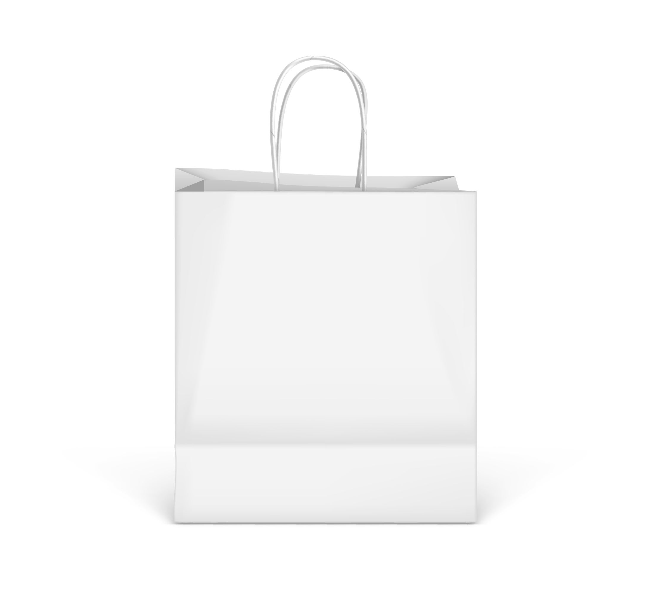 White Paper Shopping Bags