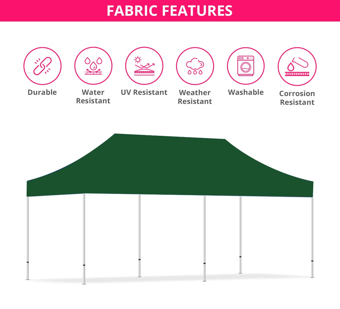 Green Canopy Tent - 4