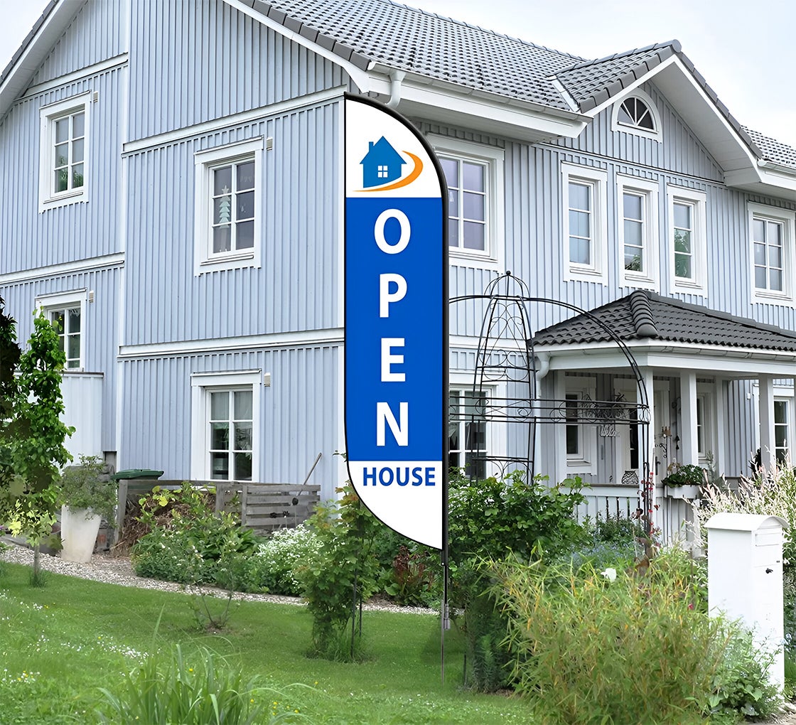 Pre-Printed Open House Feather Flag - 2